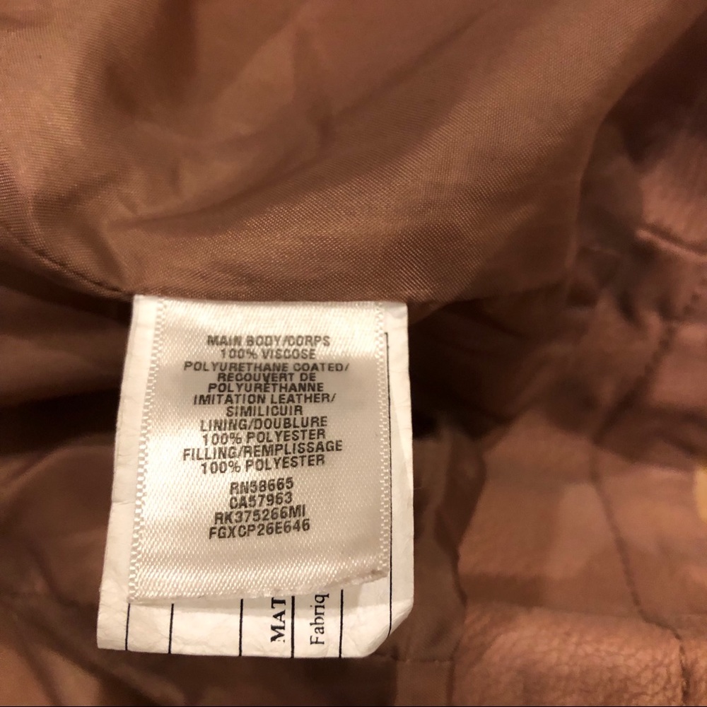 ✨WILD PEARL FAUX LEATHER MOTO JACKET (L)✨ - Picture 8 of 8